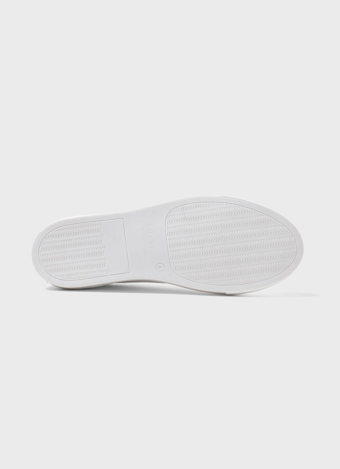 Men's Leather Tennis Shoe in White